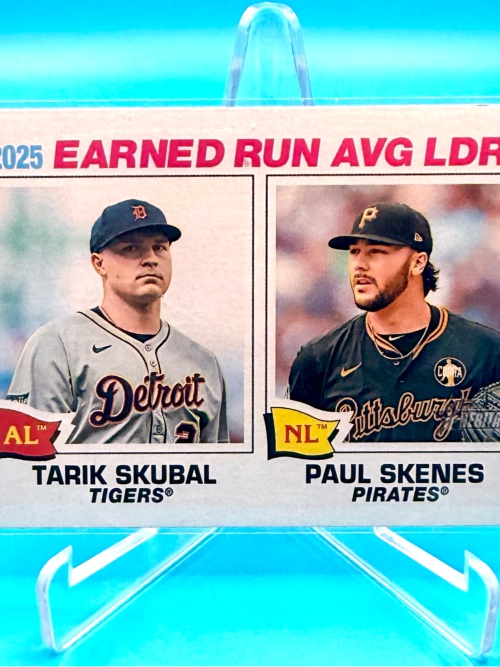2026 Topps Heritage 🔥Earned Run Avg Leaders Tarik Skubal & Paul Skenes! 🤩